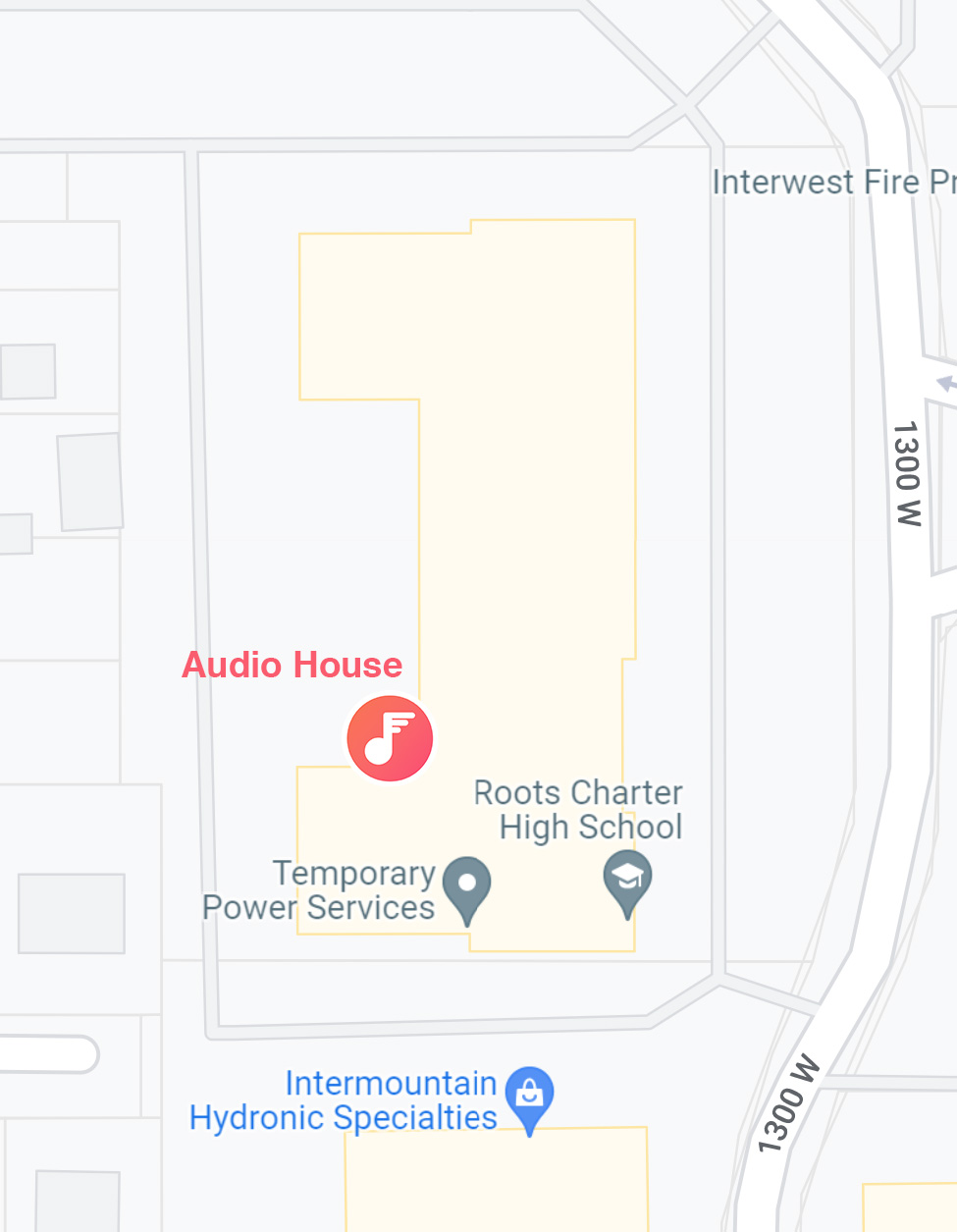 Map showing where West Valley Studio is